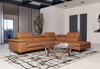 Viola - Italian Contemporary Cognac Leather Right Facing Sectional Sofa / VGCCVIOLA-KIM-COG-RAF-SECT