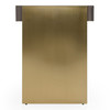 Trahan - Modern Grey Elm & Gold Office Desk / VGBBMQ2101-GRY-DESK