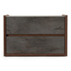 Rado Modern Walnut & Stucco Nightstand / VGACRADO-NS