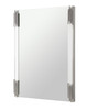 Token - Modern White & Stainless Steel Mirror / VGVCJ815-WHT-MIR