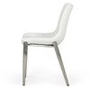 Frasier - Modern White Eco-Leather Dining Chair (Set of 2) / VGHR3505-WHT