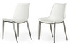 Frasier - Modern White Eco-Leather Dining Chair (Set of 2) / VGHR3505-WHT