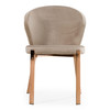 Nadia - Modern Beige Velvet & Rosegold Dining Chair (Set of 2) / VGVCB209-BEI