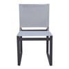 Kayak - Modern Outdoor Dark Charcoal Dining Chair (Set of 2) / VGGERH-AGEAN-CH-GRY-2