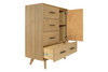 Claire - Contemporary Walnut Chest / VGWDWIN-TB04D01-CHEST