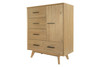 Claire - Contemporary Walnut Chest / VGWDWIN-TB04D01-CHEST
