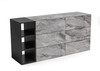 Maranello - Modern Grey Wash & Faux Marble Dresser / VGMAMQT-S25-BR-121-GRY-DRS