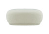 Kael - Contemporary White Sherpa Ottoman / VGODZW-20100-WHT-OTT