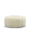 Gadson - Contemporary White Sherpa Ottoman / VGODZW-20094-WHT-OTT
