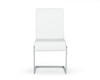 Batavia - Modern White & Stainless Steel Dining Chair (Set of 2) / VGEWF3131BK-WHT