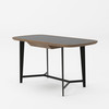 Girard - Modern Walnut & Black Glass Desk / VGBBMQ2002DK-2