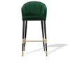 Adak - Modern Glam Green with Black & Gold Barstool / VGEUMC-9701CH-BS