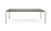 Fauna - Modern Elm Grey & Stainless Steel Chrome Dining Table / VGBBBN-2T-GREY-DT