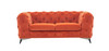 Delilah - Modern Orange Fabric Loveseat / VGCA1546-ORG-A-L