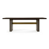 June - Modern Dark Grey & Walnut Dining Table / VGGR639082-WAL-DT