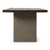 June - Modern Dark Grey & Walnut Dining Table / VGGR639082-WAL-DT