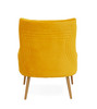 Everly - Contemporary Velvet Yellow Accent Chair / VGRHRHS-AC-741-CH