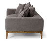 Corina - Modern Grey Linen Loveseat / VGUIMY694-L