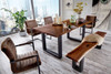Taylor Large 87" Modern Live Edge Wood Dining Table / VGEDPRO222003-LG