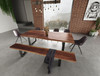 Taylor Large 87" Modern Live Edge Wood Dining Table / VGEDPRO222003-LG