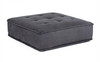 Nolden - Waterproof Dark Grey Fabric Ottoman / VGKNK8542-DK-GRY-OTT