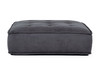 Nolden - Waterproof Dark Grey Fabric Ottoman / VGKNK8542-DK-GRY-OTT