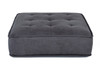 Nolden - Waterproof Dark Grey Fabric Ottoman / VGKNK8542-DK-GRY-OTT
