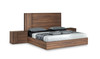 Asus - Eastern King Italian Modern Walnut Bedroom Set / VGACASUS-SET-EK