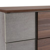 Palermo Italian Modern Faux Concrete & Walnut Chest / VGACPALERMO-WAL-CHST