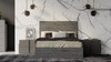 Lucia - Full Size Italian Modern Matte Grey / Elm Grey Bed / VGACLUCIA-GRY-BED-FULL