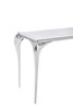 Vince - Faux Marble & Stainless Steel Console Table / VGZAX107-GRY