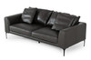 Jacoba - Modern Dark Grey Leather Sofa / VGKKKF2620-DKGRY-S-3