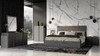 Queen Nova Domus Lucia - Italian Modern Matte Grey / Elm Grey Bedroom Set / VGACLUCIA-SET-Q