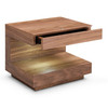 Esso - Contemporary Walnut Nightstand / VGWCC121B-WAL-ET