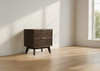 Daisy Mid-Century Dark Acacia Nightstand / VGWDKYOTO-NS