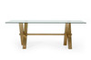Dandy - Modern Golden & Glass Dining Table / VGGMDT-1305-DT