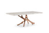 Legend - Modern White Marble & Rosegold Dining Table / VGVCT8222-M20-WHT-DT