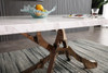 Legend - Modern White Marble & Rosegold Dining Table / VGVCT8222-M20-WHT-DT