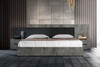 Queen Nova Domus Ferrara - Modern Volcano Oxide Grey Bed / VGACFERRARA-BED-Q