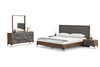 Metcalf - Queen Mid-Century Walnut & Grey Bedroom Set / VGMABR-120-WAL-BED-SET-Q