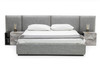 Maranello - Eastern King Modern Grey Bed / VGMAMQT-S25-BR-121-GRY-BED-EK
