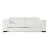 Icon - Modern Italian White Leather Sofa Bed / VGCCICON-WHT-SB