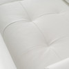 Icon - Modern Italian White Leather Sofa Bed / VGCCICON-WHT-SB