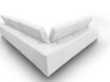 Viola - Italian Contemporary White Leather Left Facing Sectional Sofa / VGCCVIOLA-KIM-WHT-LAF-SECT