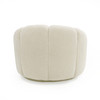 Gadson - Contemporary White Sherpa Swivel Chair Accent Chair / VGODZW-20094-WHT-CH