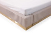 Sterling - Queen Modern Beige + Gold Bed + Nightstands / VGVCBD1901-BEI-BED-2NS-SET-Q