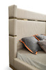 Sterling - Eastern King Modern Beige + Rose Gold Bed + Nightstands / VGVCBD1901-BEI-BED-2NS-SET-EK