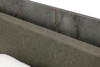 Ferrara - Eastern King Modern Volcano Oxide Grey Bed with Nightstands / VGACFERRARA-BED-2NS-SET-EK