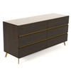 Velondra - Modern Eucalypto + Marble Dresser / VGACVELONDRA-DRS