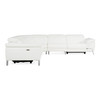Wonder - Italian Modern White Leather Sectional Sofa with Recliners / VGCCWONDER-WHT-SECT